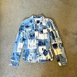 Kenzo Jeans Vintage Pattern Jacket